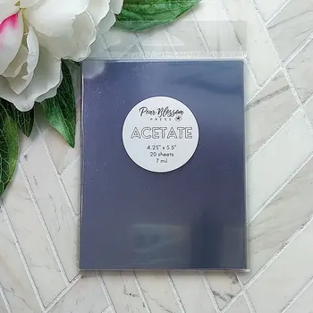 PEAR BLOSSOM PRESS PEAR BLOSSOM PRESS A2 ACETATE SHEETS 20/PK