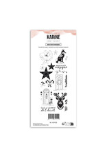 LES ATELIERS DE KARINE LES ATELIERS DE KARINE CARNET ENCHANTÉ MON HIVER MAGIQUE CLEAR STAMP SET