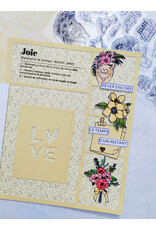 LES ATELIERS DE KARINE LES ATELIERS DE KARINE MIMOSA FOREVER DEFINITIONS PRINTEMPS CLEAR STAMP SET