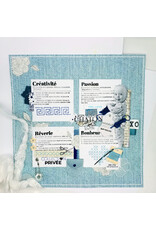 LES ATELIERS DE KARINE LES ATELIERS DE KARINE SUR LE FIL DÉFINITIONS PASSION CLEAR STAMP SET