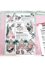 LES ATELIERS DE KARINE LES ATELIERS DE KARINE BONJOUR DÉFINITIONS ESTIVALES CLEAR STAMP SET