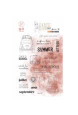 HA-PI LITTLE FOX HA-PI LITTLE FOX SUMMER BREAK CLEAR STAMP SET