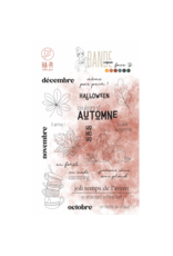 HA-PI LITTLE FOX HA-PI LITTLE FOX COULEURS D'AUTOMNE CLEAR STAMP SET