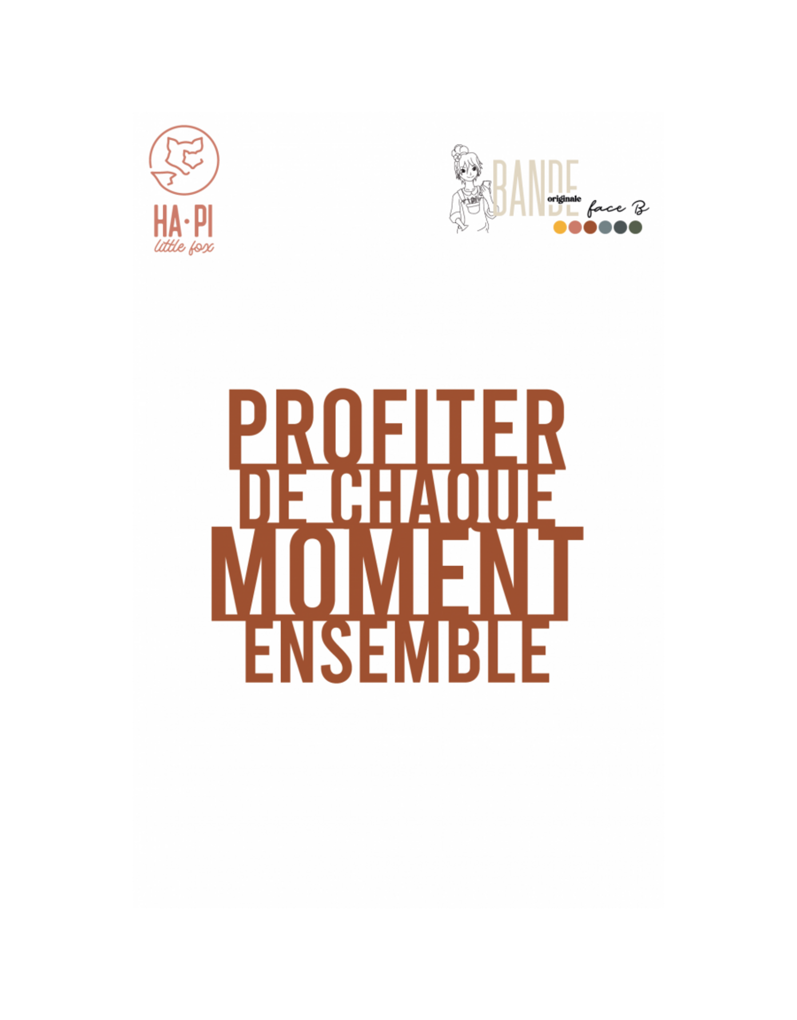 HA-PI LITTLE FOX HA-PI LITTLE FOX CHAQUE MOMENT DIE SET