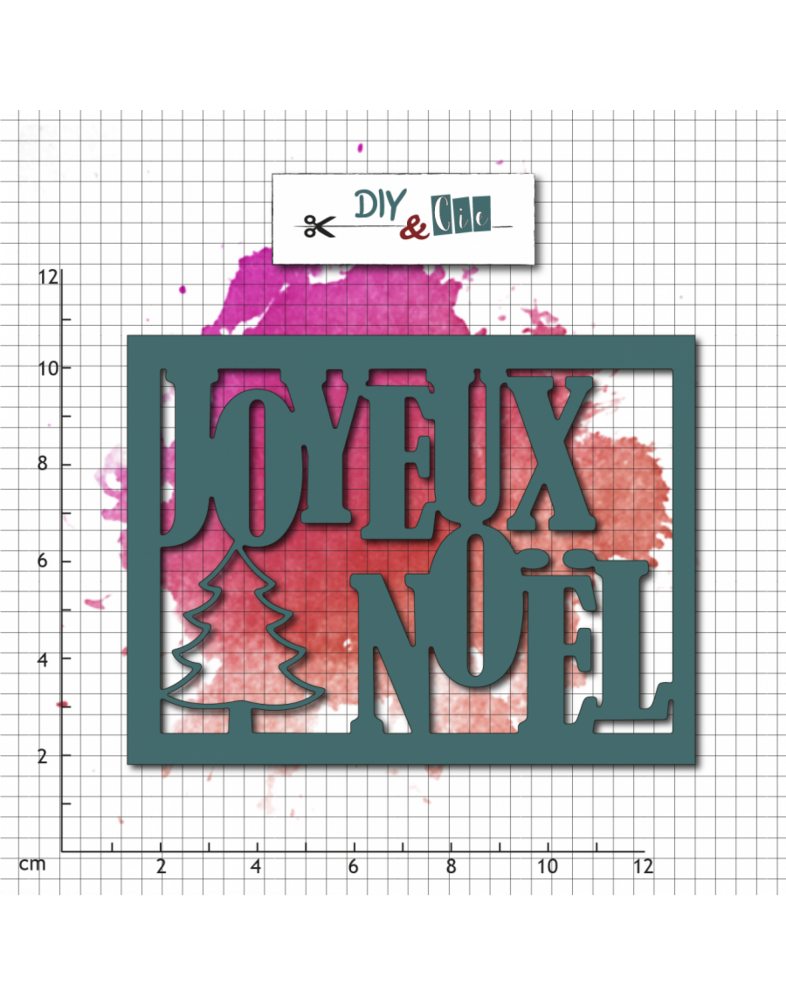 DIY & CIE DIY & CIE DUO JOYEUX NOEL V5 DIE SET