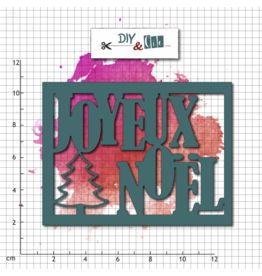 DIY & CIE DIY & CIE DUO JOYEUX NOEL V5 DIE SET