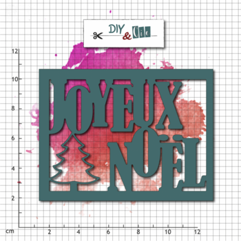 DIY & CIE DIY & CIE DUO JOYEUX NOEL V5 DIE SET