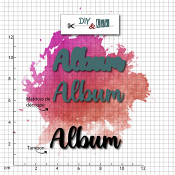 DIY & CIE DIY & CIE DUO ALBUM STAMP AND DIE SET