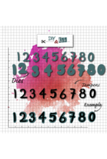 DIY & CIE DIY & CIE DUO CHIFFRES STAMP AND DIE SET