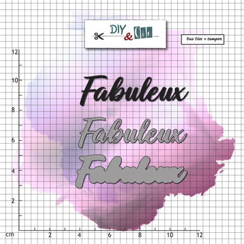 DIY & CIE DIY & CIE DUO FABULEUX STAMP AND DIE SET