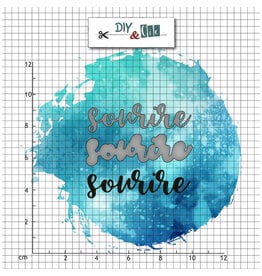 DIY & CIE DIY & CIE DUO SOURIRE STAMP AND DIE SET