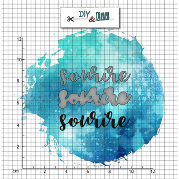 DIY & CIE DIY & CIE DUO SOURIRE STAMP AND DIE SET