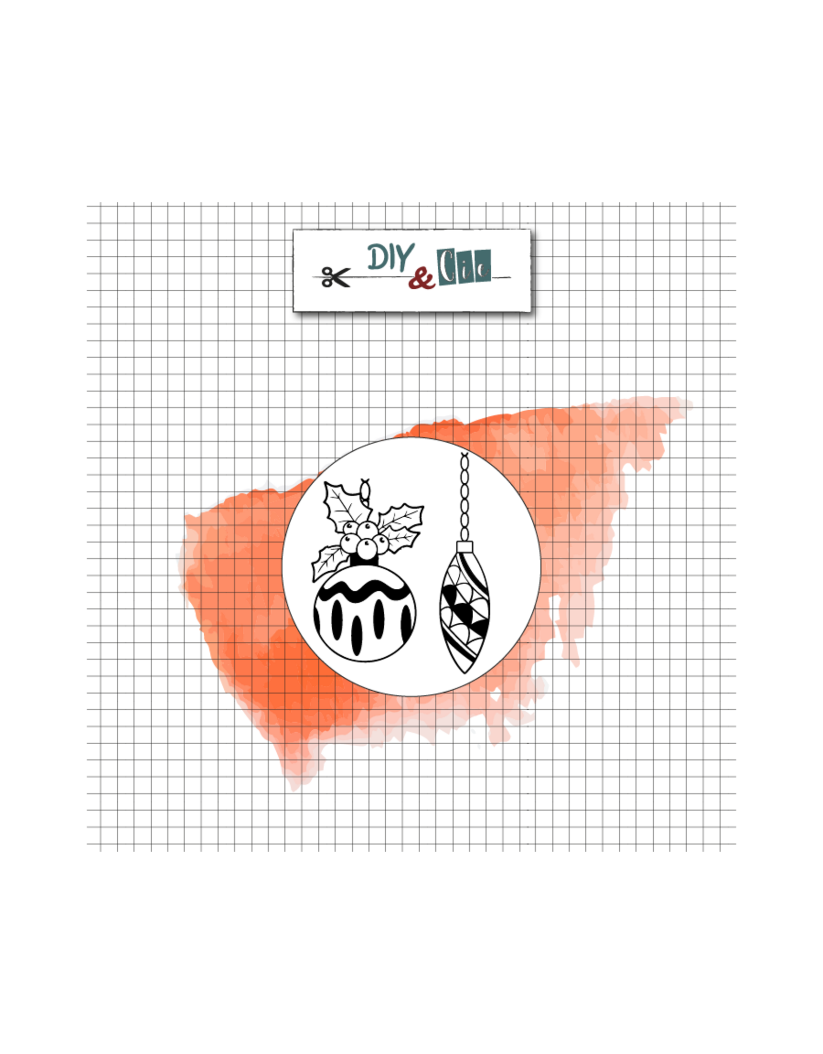 DIY & CIE DIY & CIE XMAS BALLS SCEAU EN LAITON/BRASS SEAL