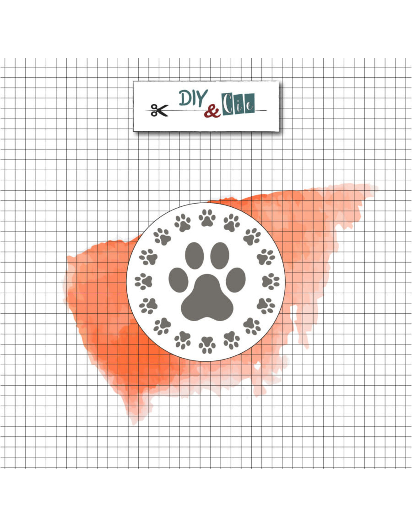 DIY & CIE DIY & CIE PATTE DE CHAT SCEAU EN LAITON/BRASS SEAL