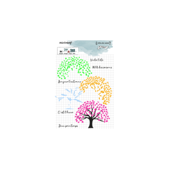 DIY & CIE DIY & CIE ARBRE DES SAISONS CLEAR STAMP SET