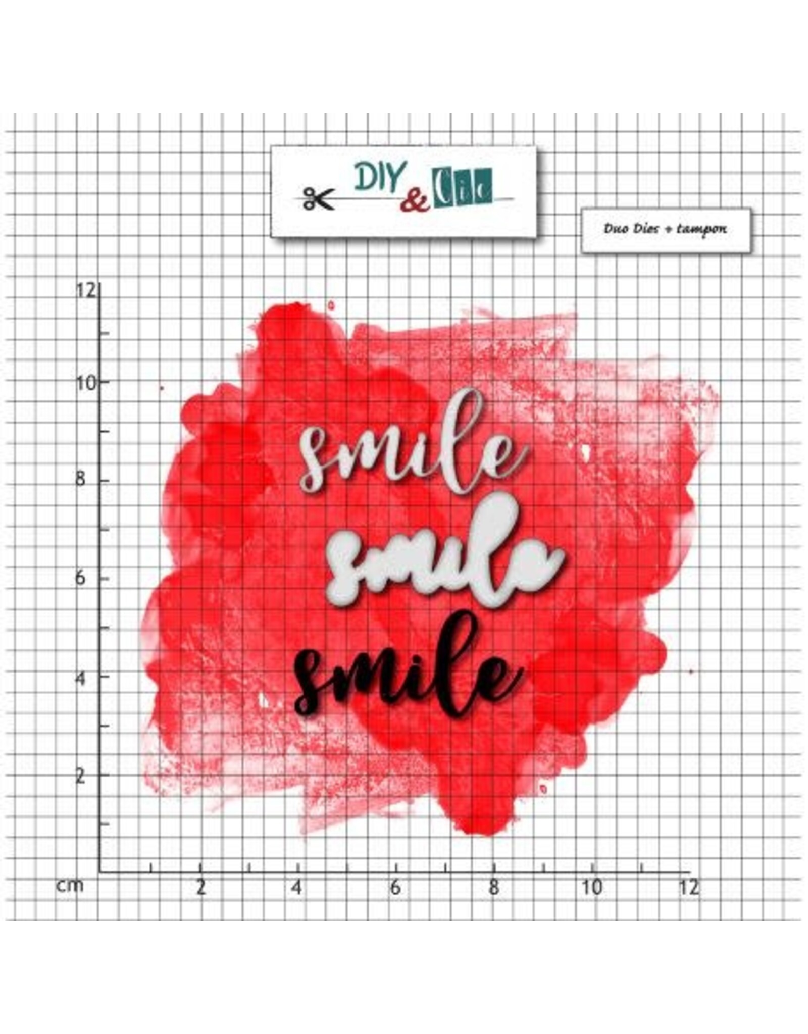 DIY & CIE DIY & CIE SMILE STAMP AND DIE SET