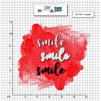 DIY & CIE DIY & CIE SMILE STAMP AND DIE SET