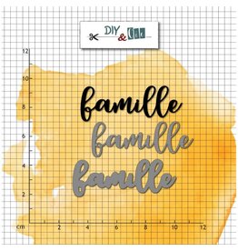 DIY & CIE DIY & CIE FAMILLE STAMP AND DIE SET