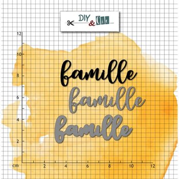 DIY & CIE DIY & CIE FAMILLE STAMP AND DIE SET