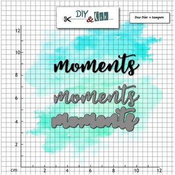 DIY & CIE DIY & CIE MOMENTS STAMP AND DIE SET