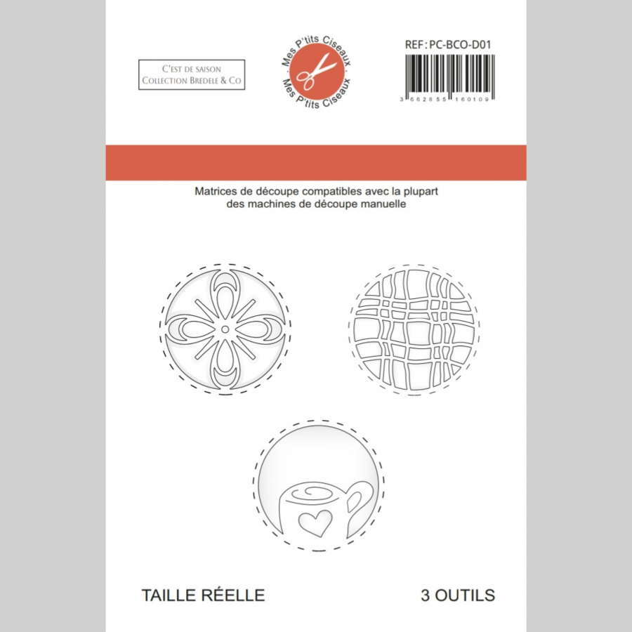 MES P'TITS CISEAUX MES P'TITS CISEAUX TRIO DE CERCLES DIE SET