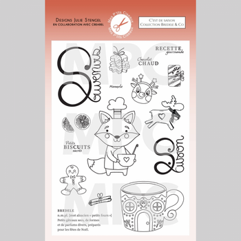 MES P'TITS CISEAUX MES P'TITS CISEAUX C'EST DE SAISON CLEAR STAMP SET