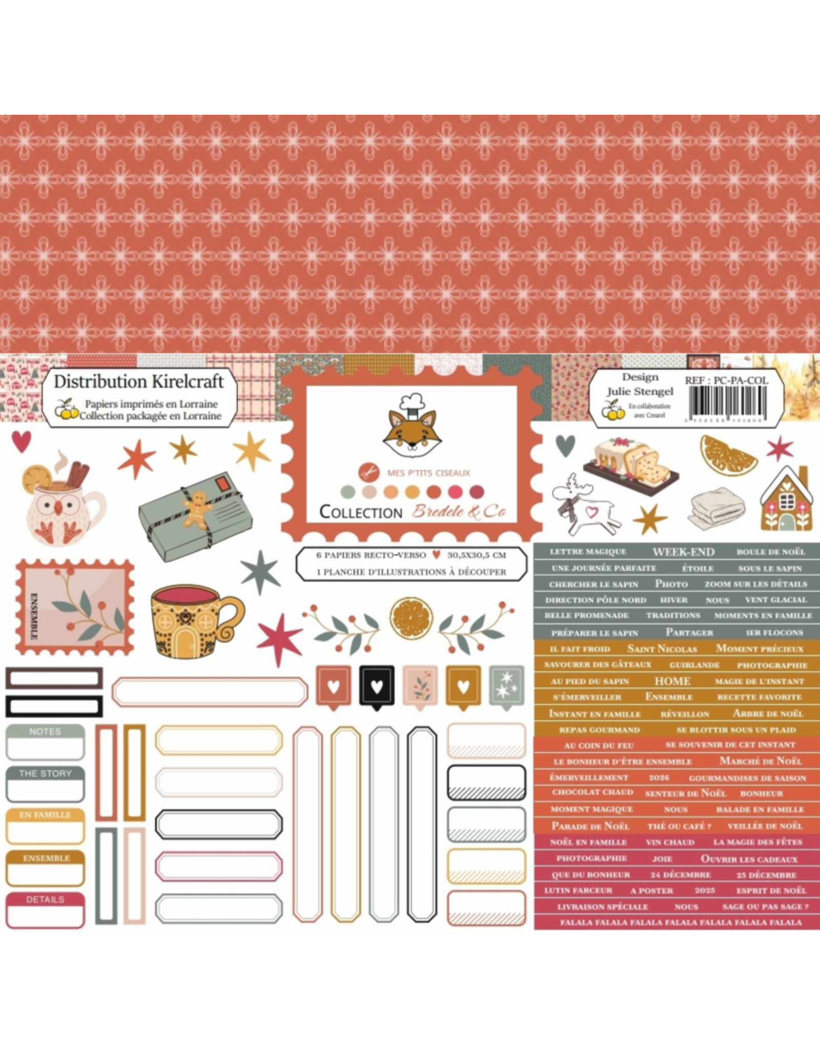 MES P'TITS CISEAUX MES P'TITS CISEAUX BREDELE AND CO 12x12 COLLECTION PACK