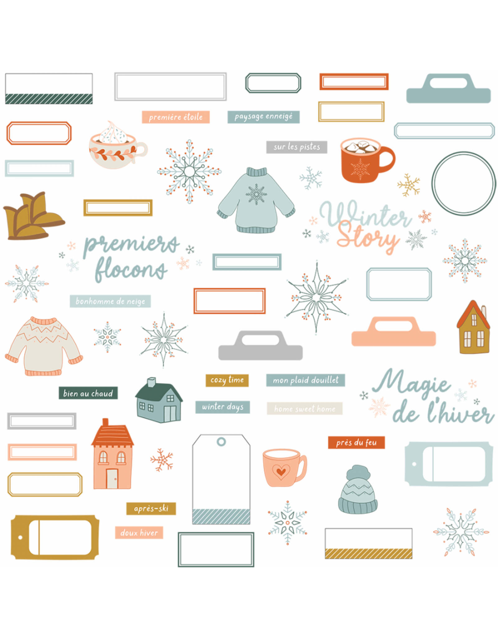 HA-PI LITTLE FOX HA-PI LITTLE FOX COLLECTION ETOILE DES NEIGES DIE-CUTS