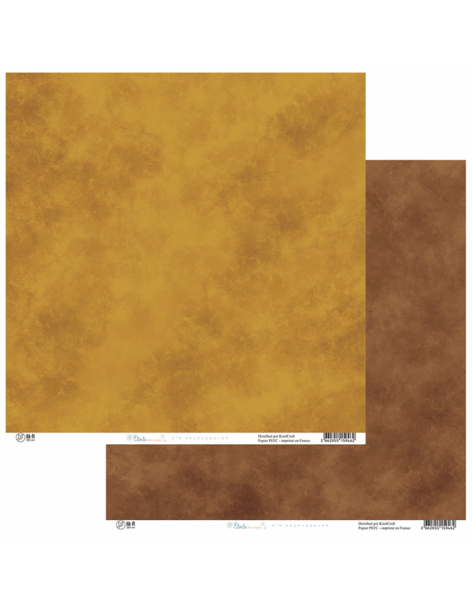 HA-PI LITTLE FOX HA-PI LITTLE FOX ETOILE DES NEIGES #9 12x12 CARDSTOCK