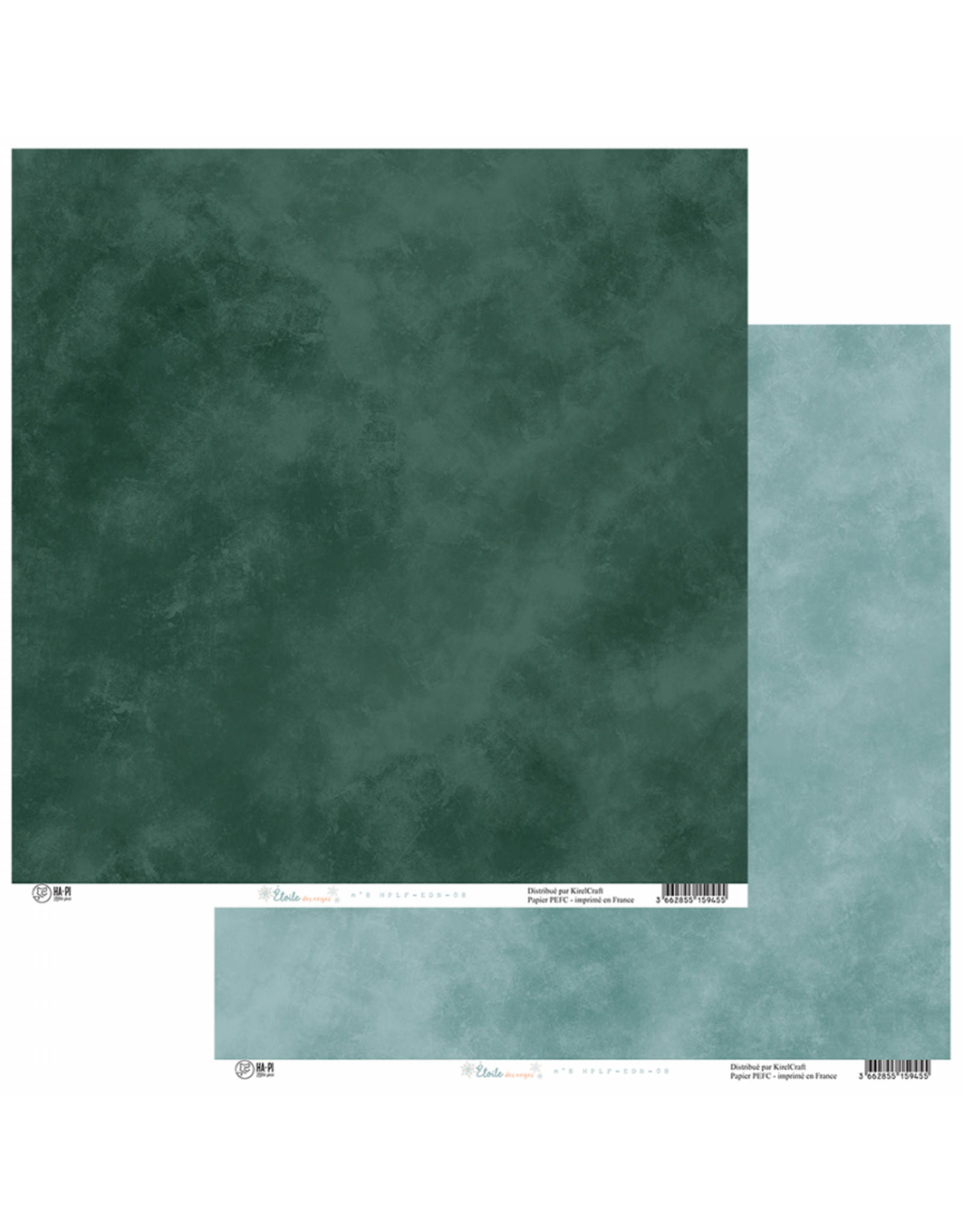 HA-PI LITTLE FOX HA-PI LITTLE FOX ETOILE DES NEIGES #8 12x12 CARDSTOCK