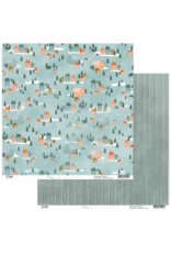 HA-PI LITTLE FOX HA-PI LITTLE FOX ETOILE DES NEIGES #4 12x12 CARDSTOCK