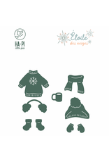 HA-PI LITTLE FOX HA-PI LITTLE FOX COLLECTION ETOILE DES NEIGES HAPI EN HIVER DIE SET
