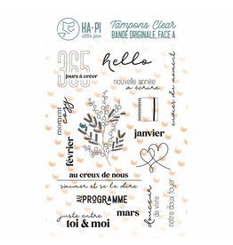 HA-PI LITTLE FOX HA-PI LITTLE FOX 365 JOURS CLEAR STAMP SET