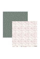 MES P'TITS CISEAUX MES P'TITS CISEAUX COLLECTION BREDELE AND CO #04 12x12 CARDSTOCK