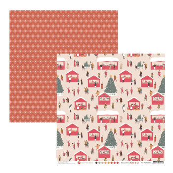 MES P'TITS CISEAUX MES P'TITS CISEAUX COLLECTION BREDELE AND CO #01 12x12 CARDSTOCK
