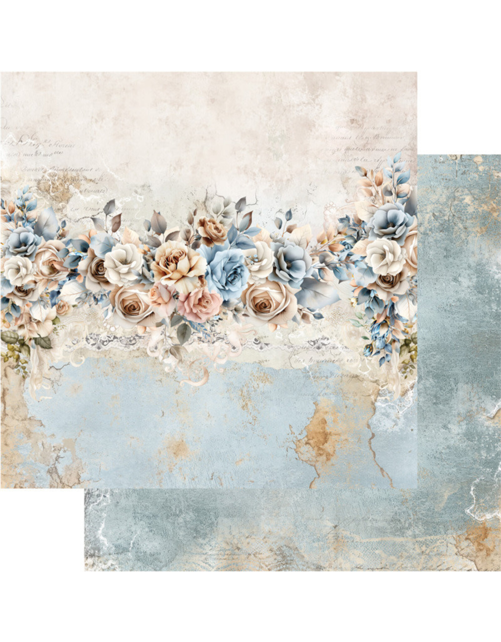 ALCHEMY OF ART ALCHEMY OF ART IN SHADES OF BLUE 12x12 PAPER PACK 6 SHEETS