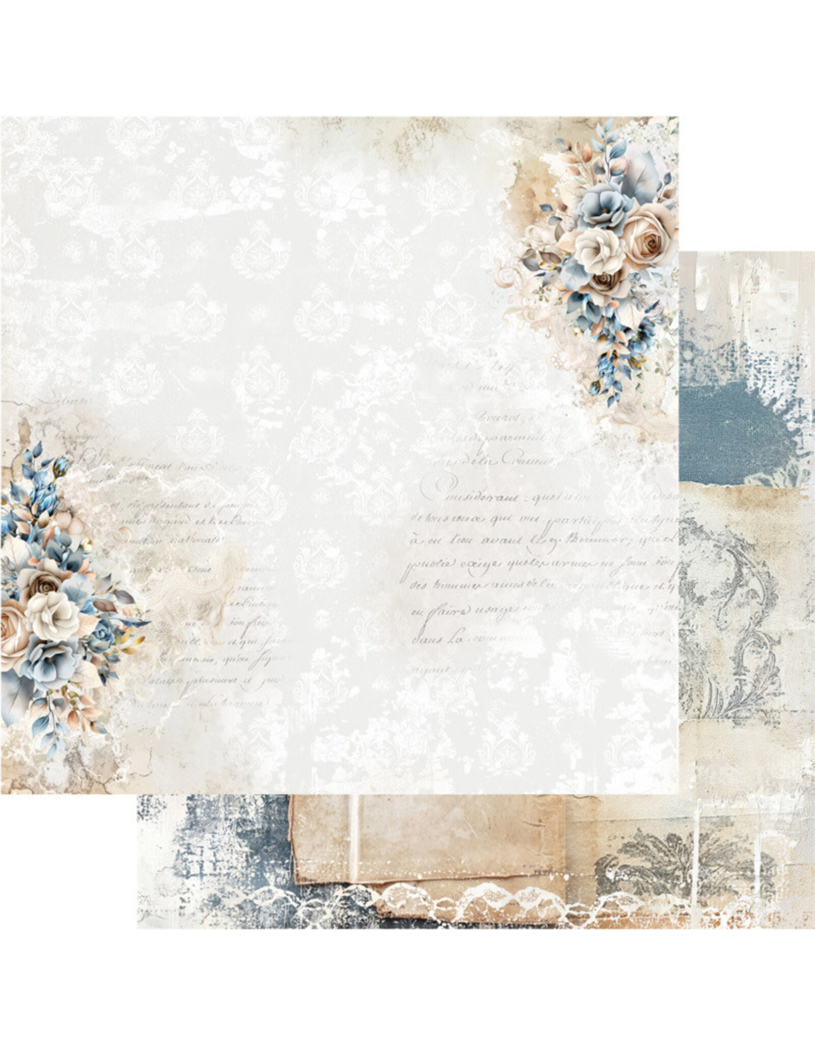 ALCHEMY OF ART ALCHEMY OF ART IN SHADES OF BLUE 12x12 PAPER PACK 6 SHEETS