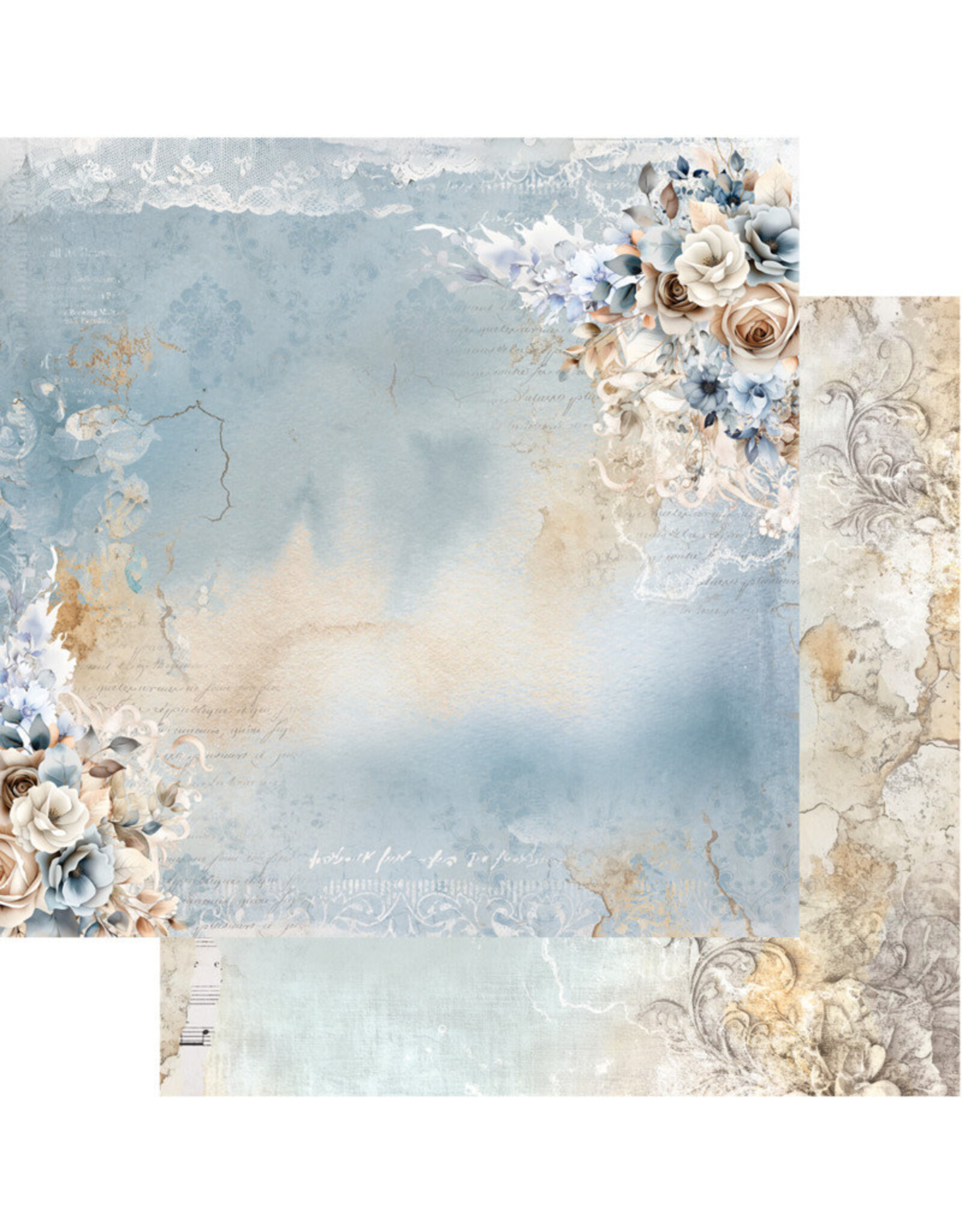 ALCHEMY OF ART ALCHEMY OF ART IN SHADES OF BLUE 12x12 PAPER PACK 6 SHEETS