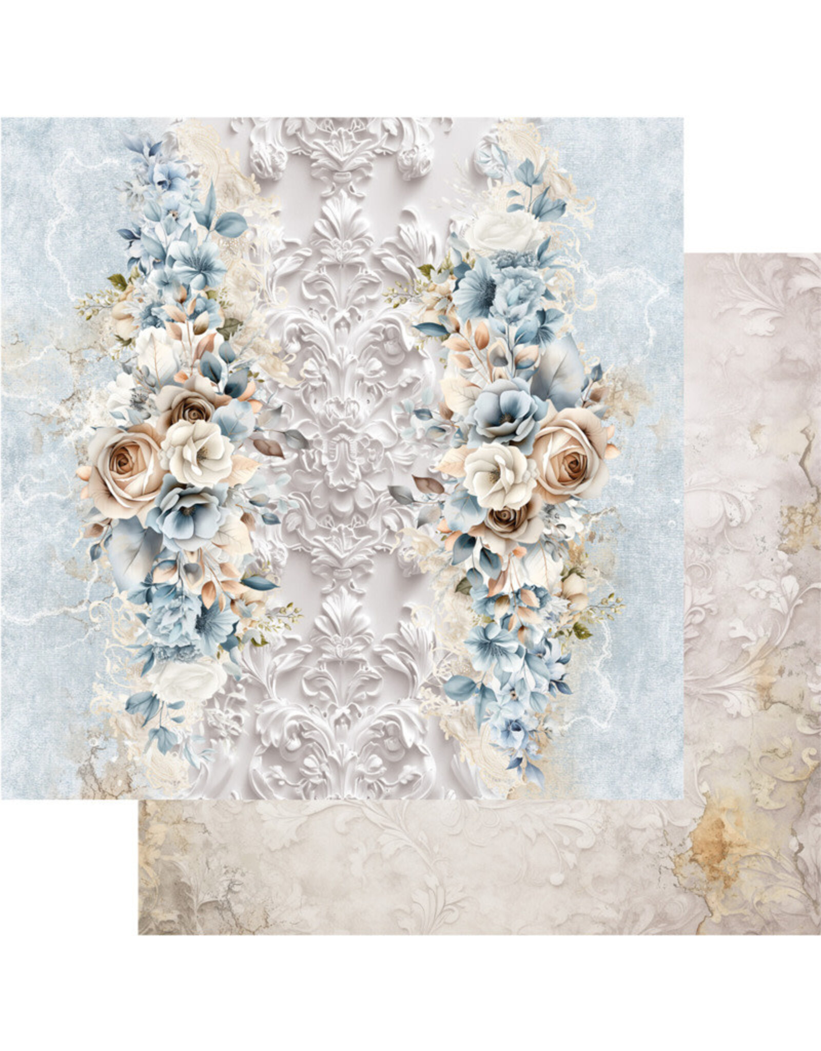 ALCHEMY OF ART ALCHEMY OF ART IN SHADES OF BLUE 12x12 PAPER PACK 6 SHEETS