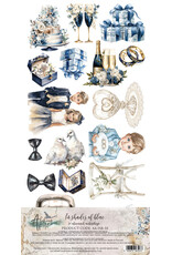 ALCHEMY OF ART ALCHEMY OF ART IN SHADES OF BLUE 6x12 EXTRAS DIE-CUTS