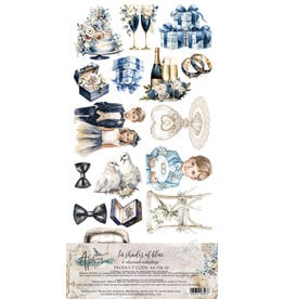 ALCHEMY OF ART ALCHEMY OF ART IN SHADES OF BLUE 6x12 EXTRAS DIE-CUTS