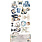 ALCHEMY OF ART ALCHEMY OF ART IN SHADES OF BLUE 6x12 EXTRAS DIE-CUTS