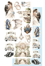 ALCHEMY OF ART ALCHEMY OF ART IN SHADES OF BLUE 6x12 EXTRAS DIE-CUTS