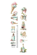 ALCHEMY OF ART ALCHEMY OF ART DREAMY DREAMS 02 2x12 EXTRAS CARDSTOCK