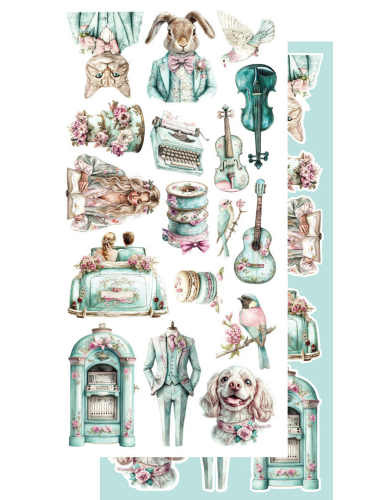 ALCHEMY OF ART ALCHEMY OF ART DREAMY DREAMS 6x12 EXTRAS DIE-CUTS