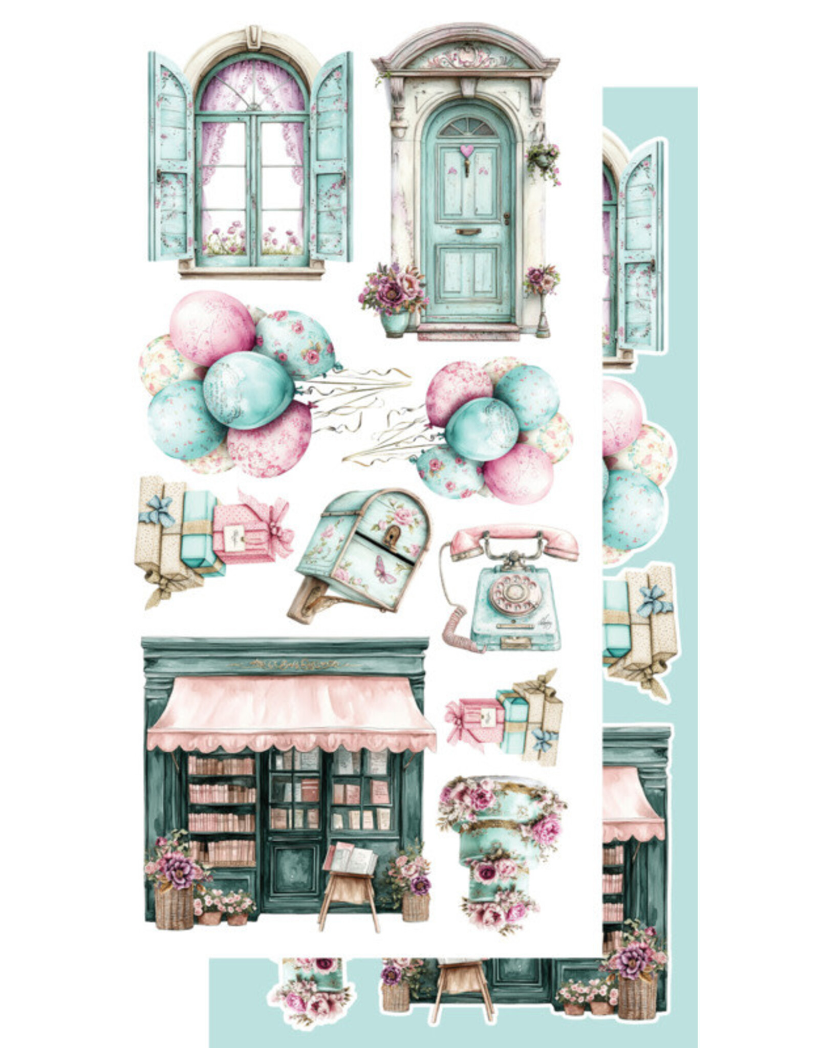 ALCHEMY OF ART ALCHEMY OF ART DREAMY DREAMS 6x12 EXTRAS DIE-CUTS