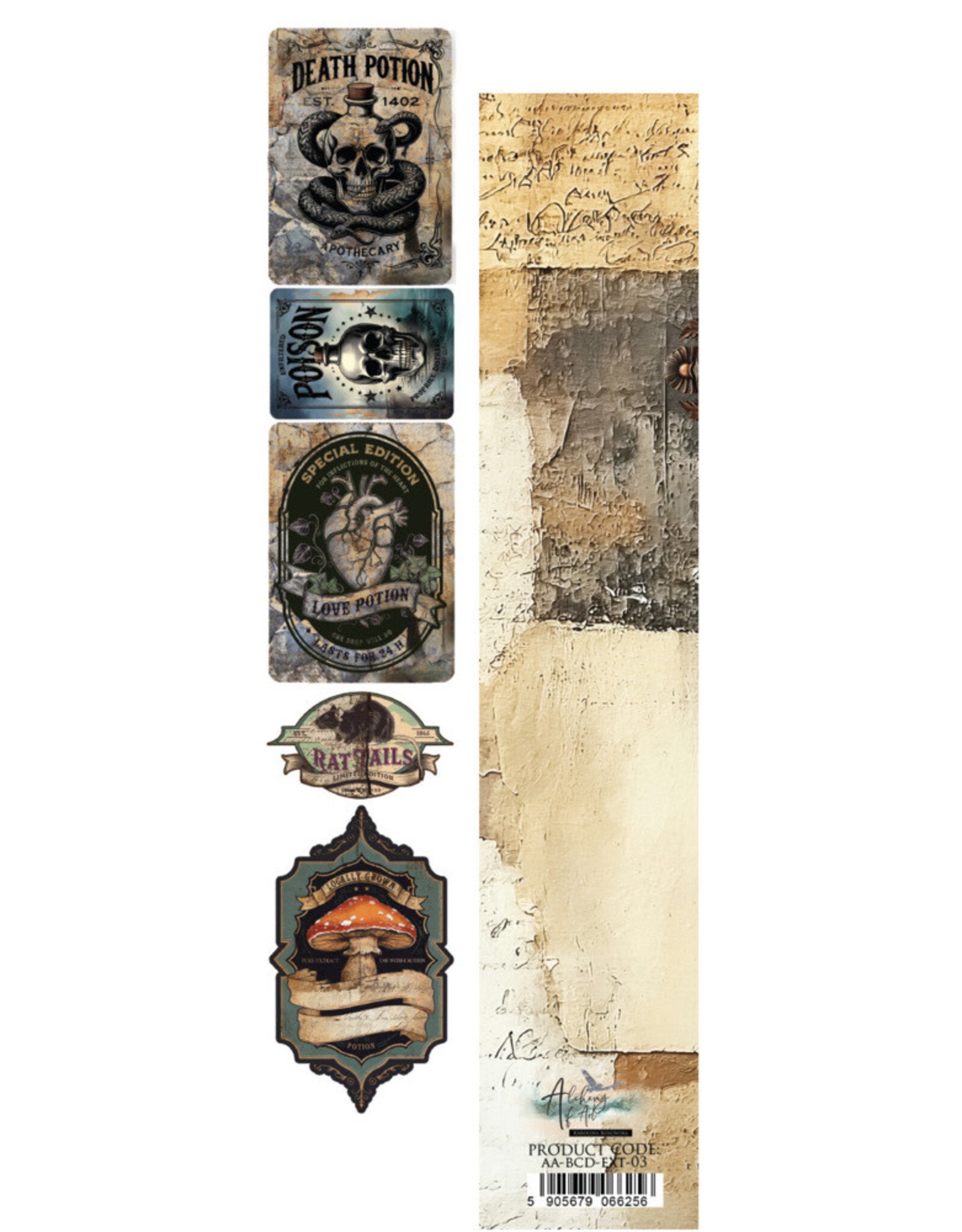 ALCHEMY OF ART ALCHEMY OF ART BEHIND CLOSED DOORS 03 2x12 EXTRAS CARDSTOCK