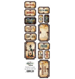 ALCHEMY OF ART ALCHEMY OF ART BEHIND CLOSED DOORS 01 2x12 EXTRAS CARDSTOCK