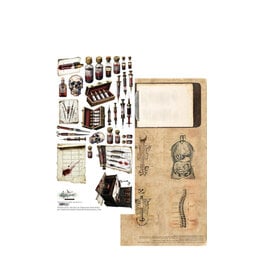 ALCHEMY OF ART ALCHEMY OF ART EXTRAS PAPER BEHIND CLOSED DOORS-MEDICAL TOOLS DIE-CUTS