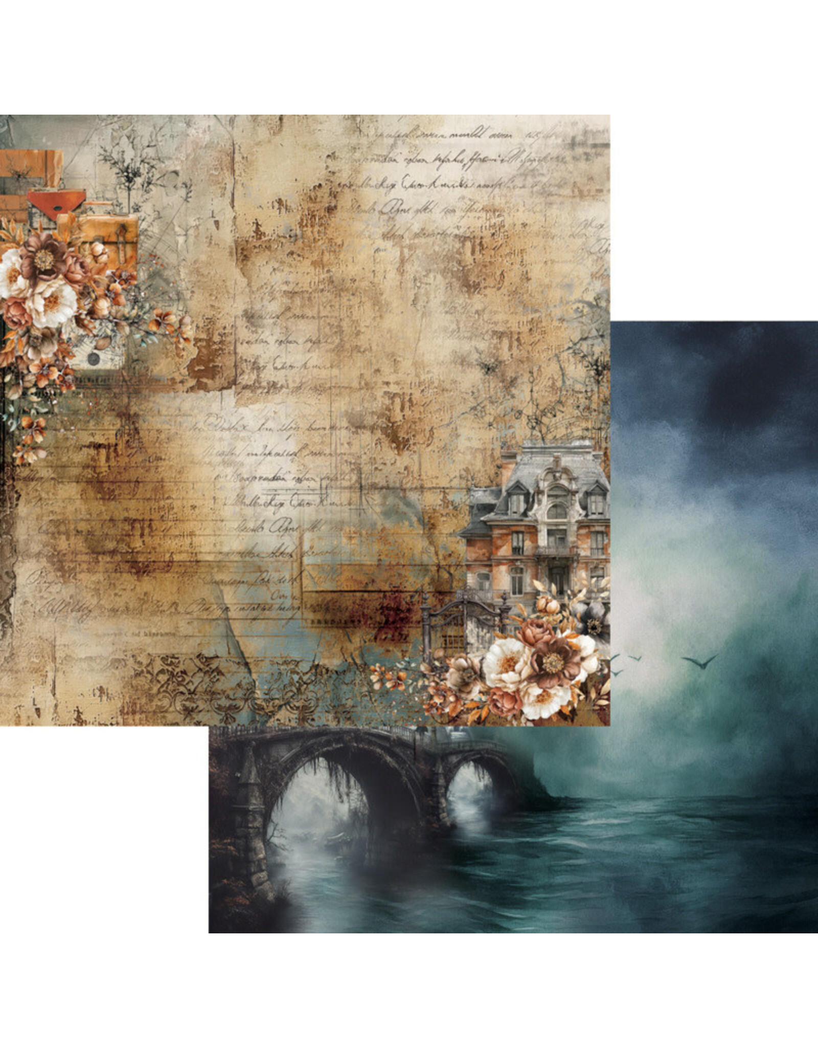 ALCHEMY OF ART ALCHEMY OF ART BEHIND CLOSED DOORS 8x8 PAPER PACK 12 SHEETS